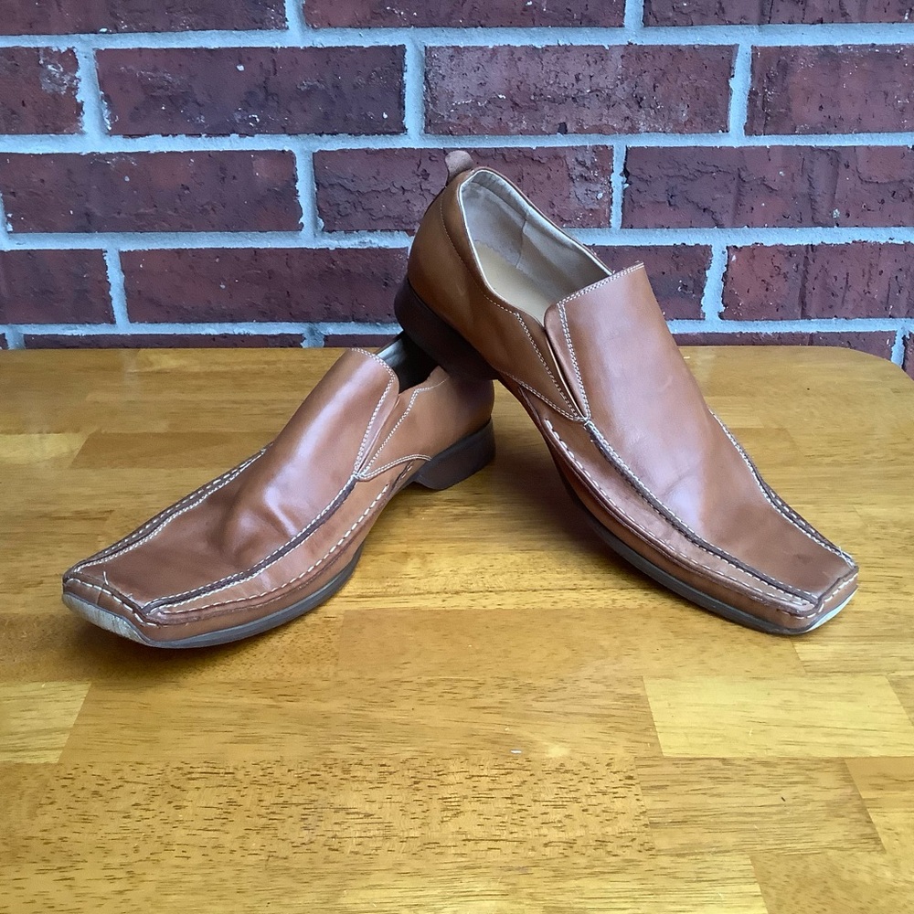 Steve Madden P-Course Square Toe Loafers Size 12